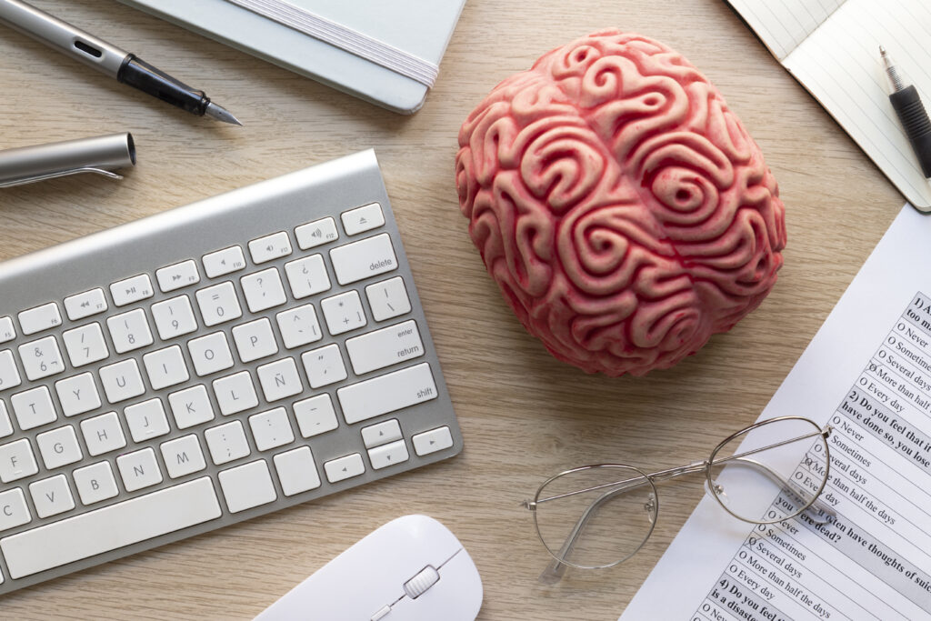 top-view-online-psychologist-concept